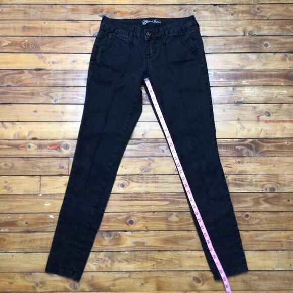 RARE Guess lace up bottoms low rise skinny dark jeans - Picture 5 of 7